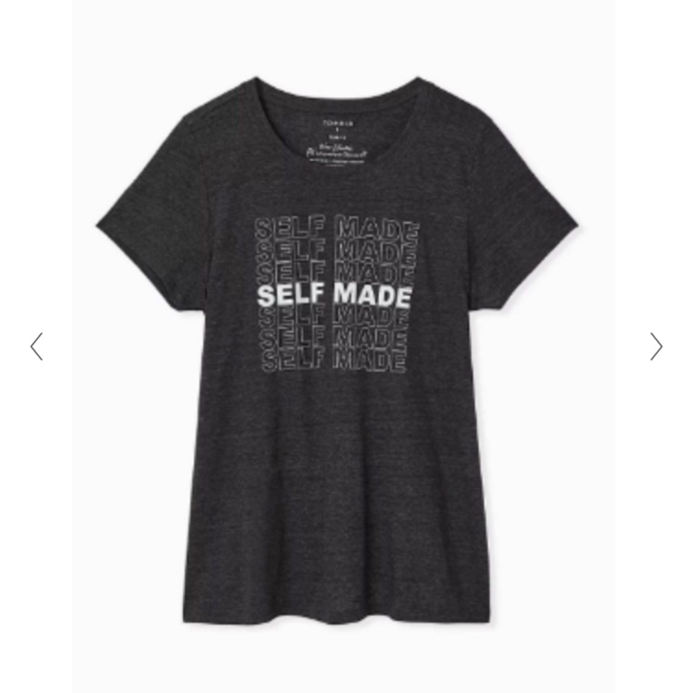 Torrid Self Made Jersey Tee Size: 0